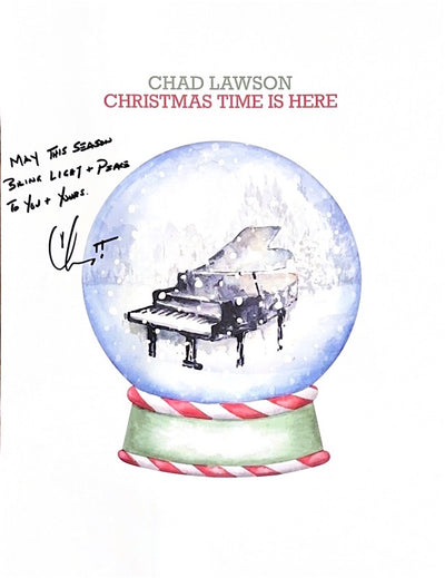 Autographed Christmas Time is Here Songbook